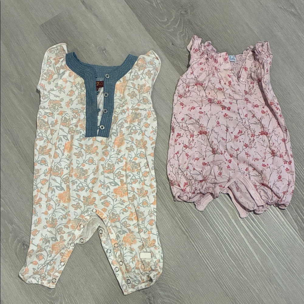 3-6 Month Floral Summer Bundle
